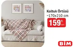 KOLTUK ÖRTÜSÜ 170X210 CM